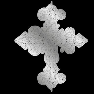 (GEM-MD-CAD-CECR)Crafter's Companion Half Create-a-Card Dies Celtic Cross