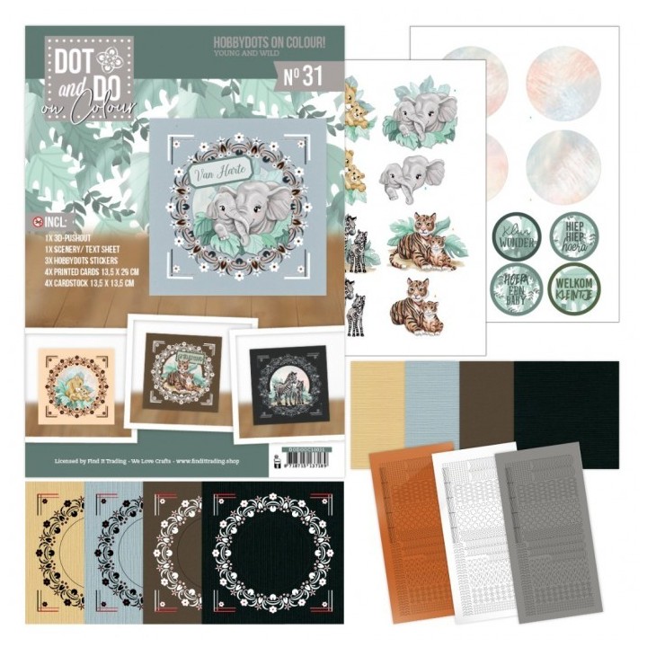 (DODOOC10031)Hobbydots On Colour 31