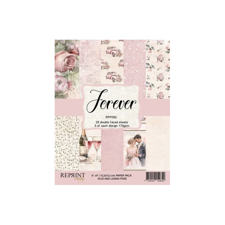 (RPP092)REPRINT - Forever 6x6 Inch Paper Pack