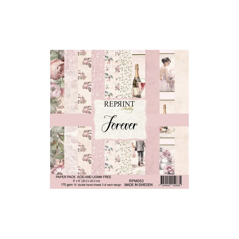 (RPM053)REPRINT - Forever 8x8 Inch Paper Pack