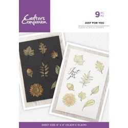 (CC-IST-CA-ST-JUFU)Crafter's Companion Shimmer Watercolour Clear Stamp Just For You