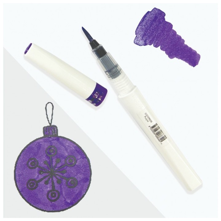 (CO729025)Winkles Shimmer Glitter Pen - Purple