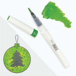 (CO729026)Winkles Shimmer Glitter Pen - Lime Green