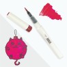 (CO729034)Winkles Shimmer Glitter Pen - Red