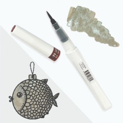 (CO729044)Winkles Shimmer Glitter Pen - Bronze