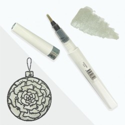 (CO729045)Winkles Shimmer Glitter Pen - Silver