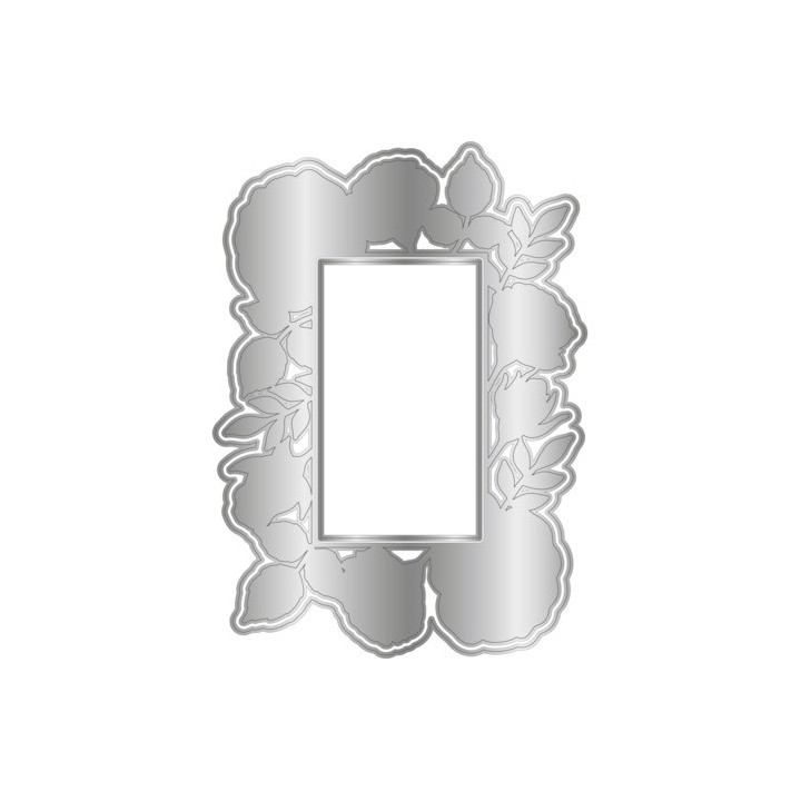 (GEM-3DEF5-MD-STP-BR)Crafter's Companion Embossed Frames 3D Embossing Folder, Die & Stamp Blooming Roses