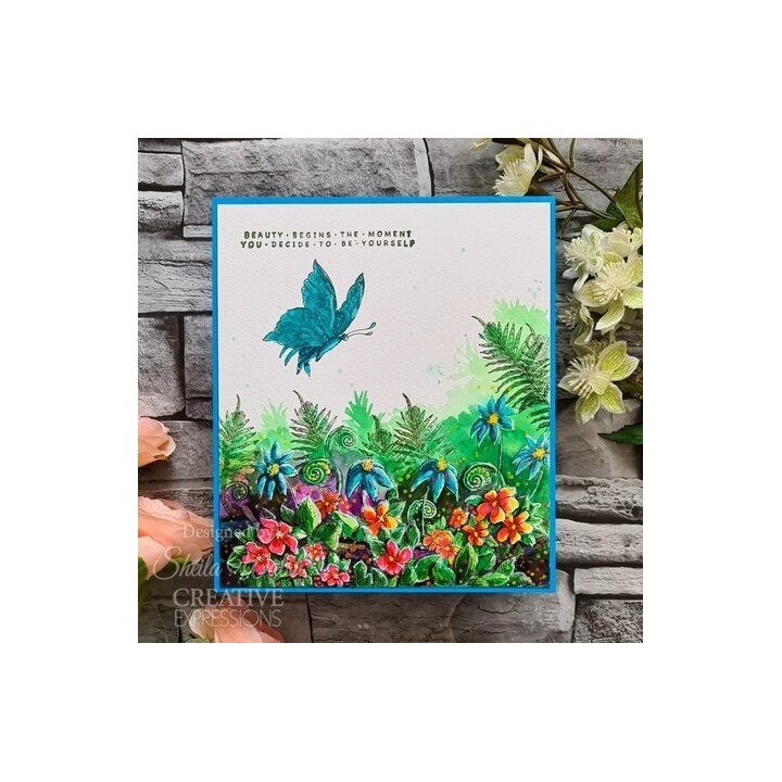 (KK0059)Katkin Krafts The Butterfly Effect A5 Clear Stamp Set