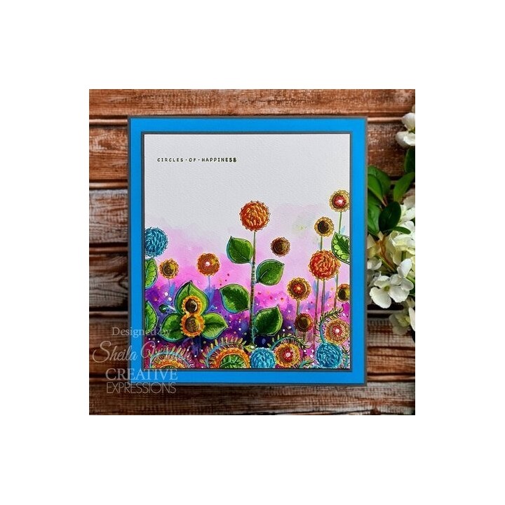 (KK0062)Katkin Krafts Circles Of Happiness A5 Clear Stamp Set