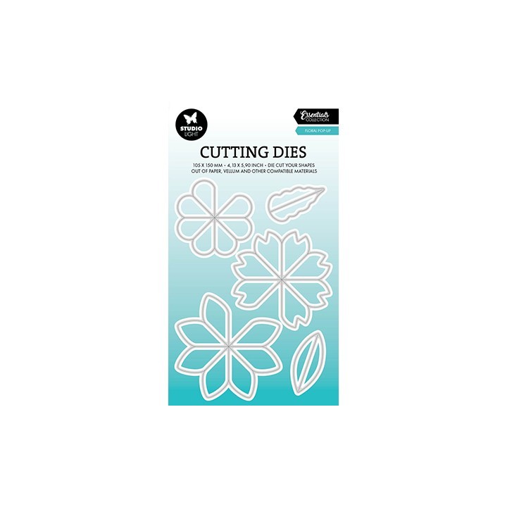 (SL-ES-CD807)Studio Light SL Cutting Die Floral pop-up Essentials nr.807