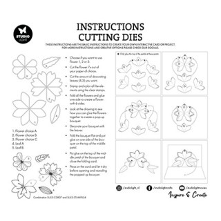 (SL-ES-CD807)Studio Light SL Cutting Die Floral pop-up Essentials nr.807
