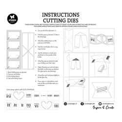 (SL-ES-CD809)Studio Light SL Cutting Die Pop-up cards Essentials nr.809