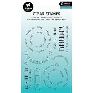 (SL-ES-STAMP633)Studio light SL Clear stamp Rotation wheel Essentials nr.633