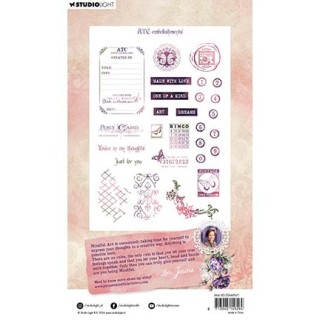 (JMA-VD-STAMP611)Studio Light Clear Stamp ATC embellishments Victorian Dreams nr.611