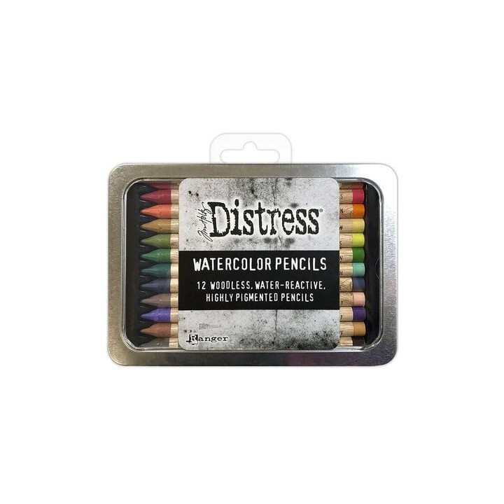 (TDH83580)Ranger Tim Holtz Distress Watercolor Pencils 12 st Kit 4