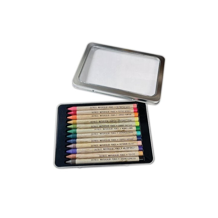 (TDH83580)Ranger Tim Holtz Distress Watercolor Pencils 12 st Kit 4