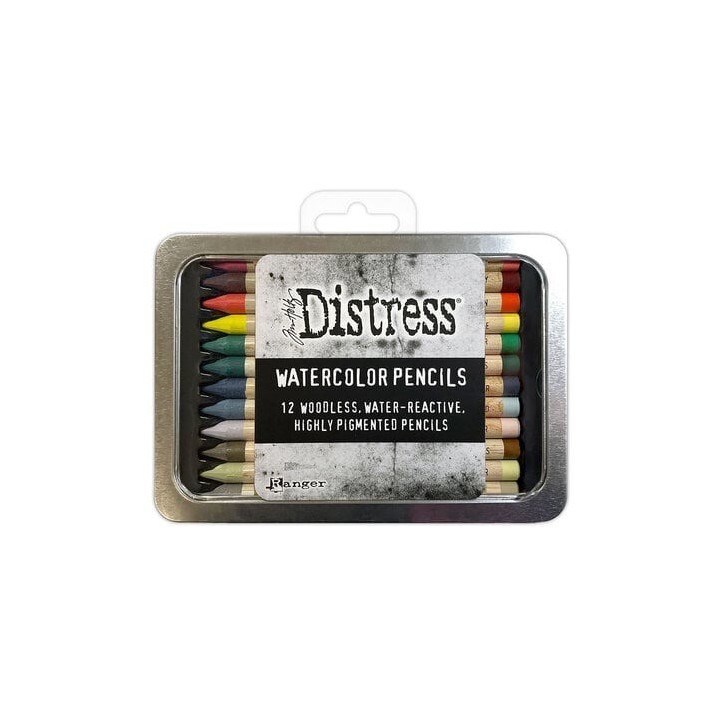 (TDH83597)Ranger Tim Holtz Distress Watercolor Pencils 12 st Kit 5