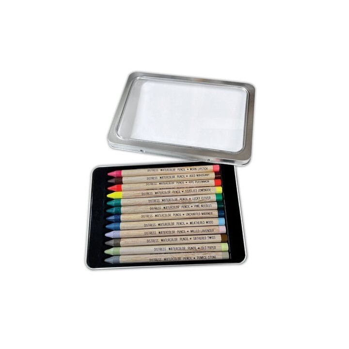 (TDH83597)Ranger Tim Holtz Distress Watercolor Pencils 12 st Kit 5