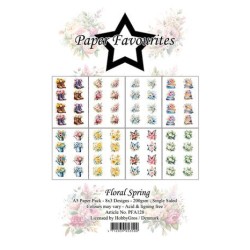 (PFA128)Paper Favorites Floral Spring A5 Paper Pack