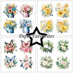 (PF284)Paper Favorites Floral Spring 6x6 Inch Paper Pack