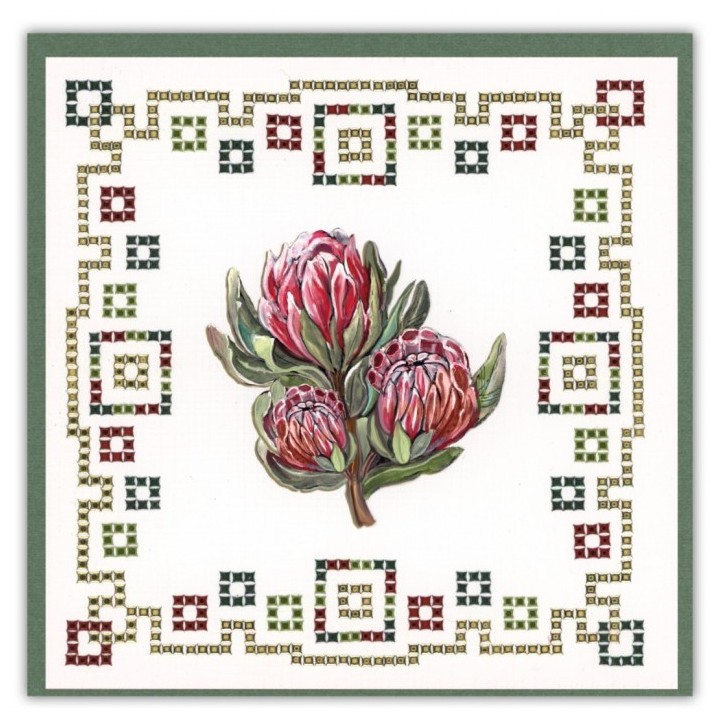 (SPDO113)Sparkles 113 - Amy Design - Red Protea