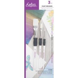 (CC-TOOL-PAINTBR3)Crafter's Companion Paint Brushes Comfortable Grip (3pcs)