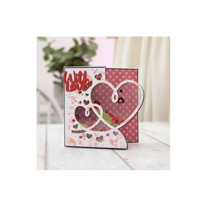 (GEM-MD-CAD-AMOR)Crafter's Companion Half Create-a-Card Dies Amore