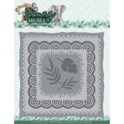 (YCD10344)Dies - Yvonne Creations - Young And Wild - Wildlife Square