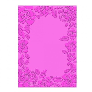 (CO729006)COUTURE CREATIONS Vintage Tea Collection - 3D Embossing Folder - Assorted Flowers