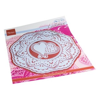 (LR0852)Creatables Anja's elegant circle with hearts