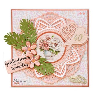 (LR0852)Creatables Anja's elegant circle with hearts