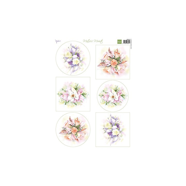 (MB0215)3D Mattie's Mooiste Romantic bouquets