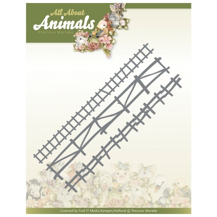 (PM10267)Dies - Precious Marieke - All About Animals - Fences