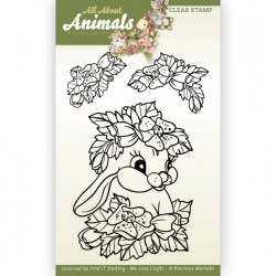 (PMCS10052)Clear Stamps - Precious Marieke - All About Animals - Bunny