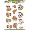 (SB10908)3D Push Out - Precious Marieke - All About Animals - All About Orange