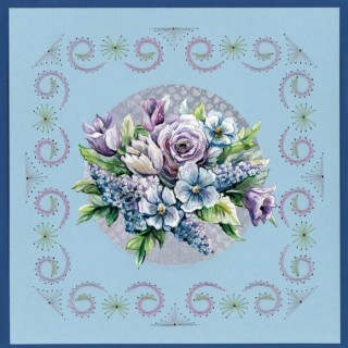 (STDOOC10028)Stitch And Do On Colour 28 - Blooming Blue