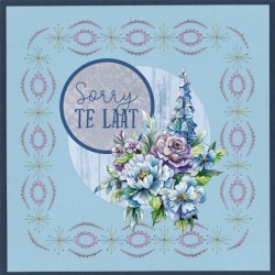 (STDOOC10028)Stitch And Do On Colour 28 - Blooming Blue