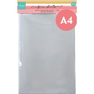 (LR0062)Marianne Design Foam sheets- A4 - White 1 mm