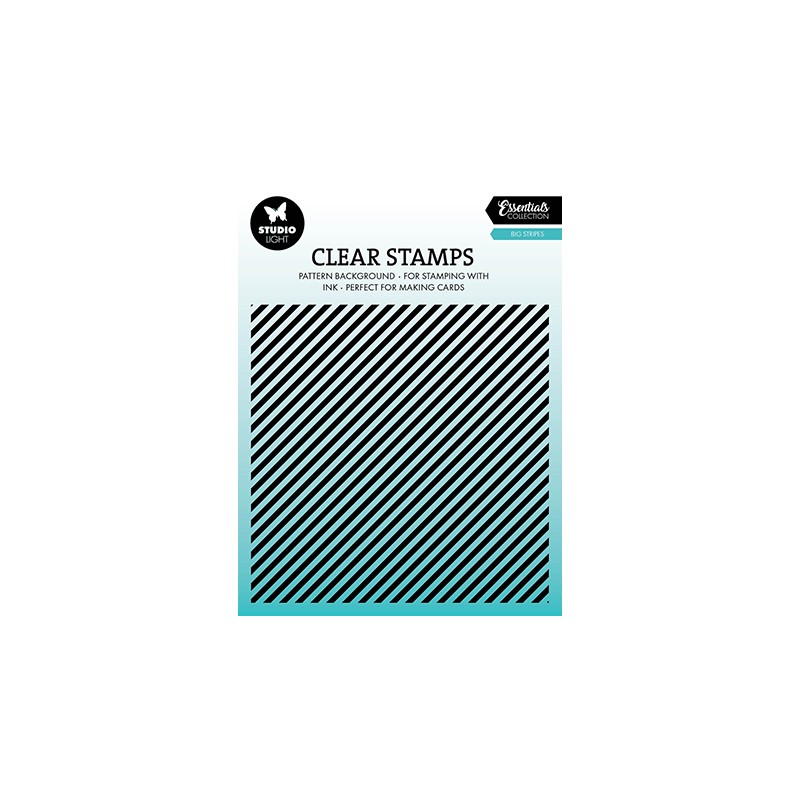 (SL-ES-STAMP629)Studio light SL Clear stamp Big stripes Essentials nr.629