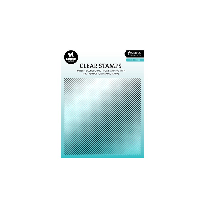 (SL-ES-STAMP630)Studio light SL Clear stamp Thin stripes Essentials nr.630