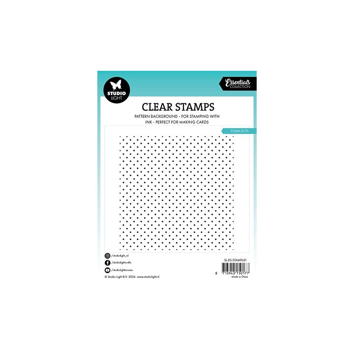 (SL-ES-STAMP631)Studio light SL Clear stamp Polka dots Essentials nr.631