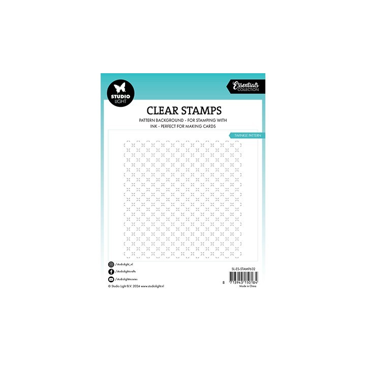 (SL-ES-STAMP632)Studio light SL Clear stamp Twinkle pattern Essentials nr.632