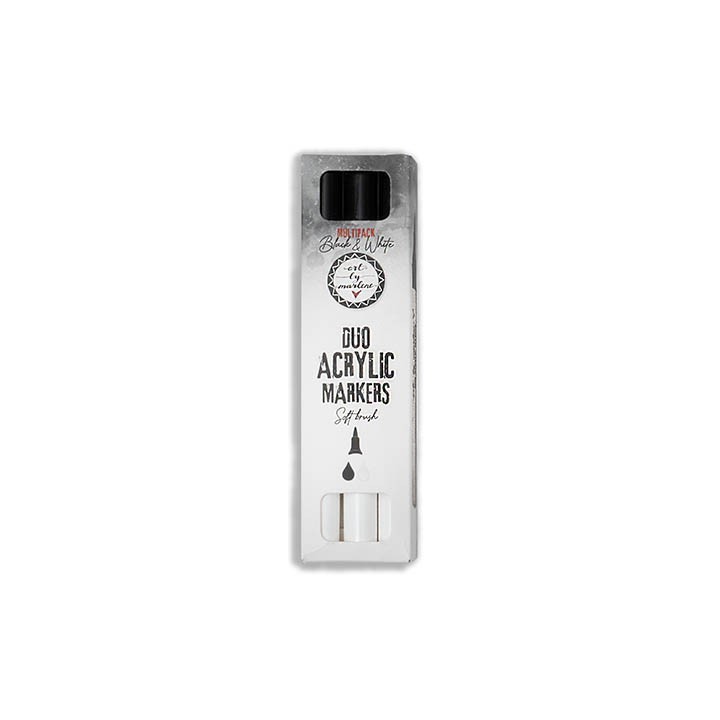 (ABM-ES-MARK25)Studio Light Art by Marlene marker Black and white Essentials nr.25