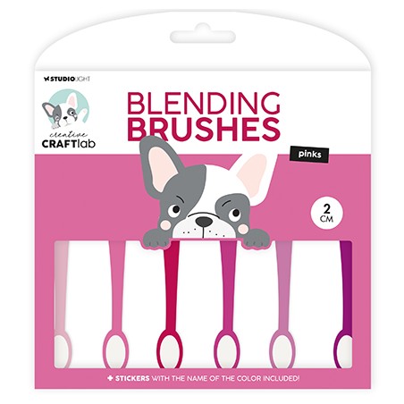 (CCL-ES-BBRU15)Studio light Ink Blending brushes soft brush pinks Essentials nr.15