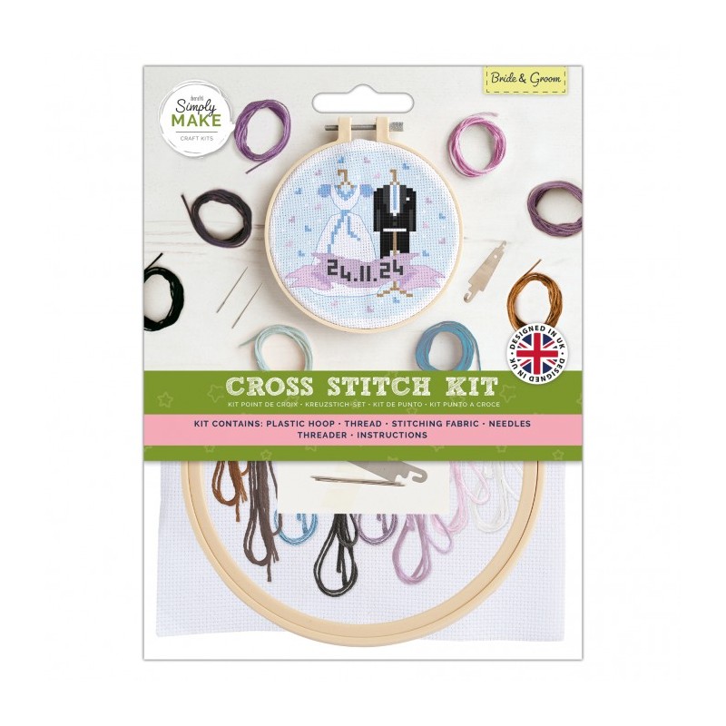 (DSM106262)Cross Stitch Kit - Bride And Groom