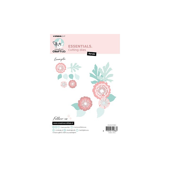 (CCL-ES-CD803)Studio Light SL Cutting Die Florals Essentials nr.803