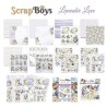 (SB-LALO-11)ScrapBoys Lavender Love 6x6 Inch Pop Up Paper Pad