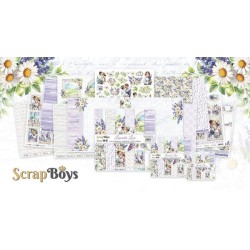 (SB-LALO-09)ScrapBoys Lavender Love 6x6 Inch Paper Pad