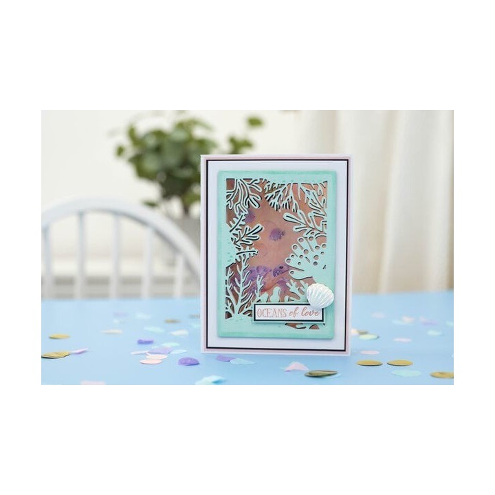 (S-EO-VELPAD8)Crafter's Companion Enchanted Ocean 8x8 Inch Vellum Pad