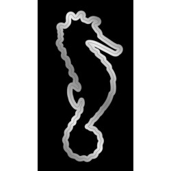 (S-EO-STD-HASH)Enchanted Ocean Stamp & Die Handsome Sea Horse